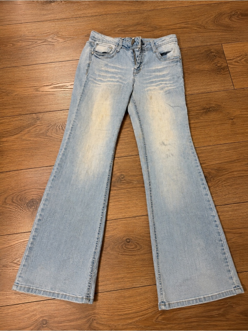 No Boundaries Light Blue Flare Jeans J0001